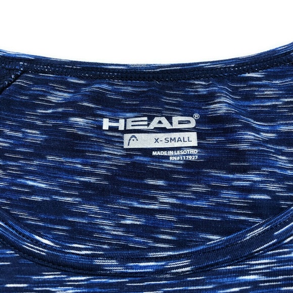HEAD | Blue + White Athletic T-Shirt | Size XS - Picture 6 of 13